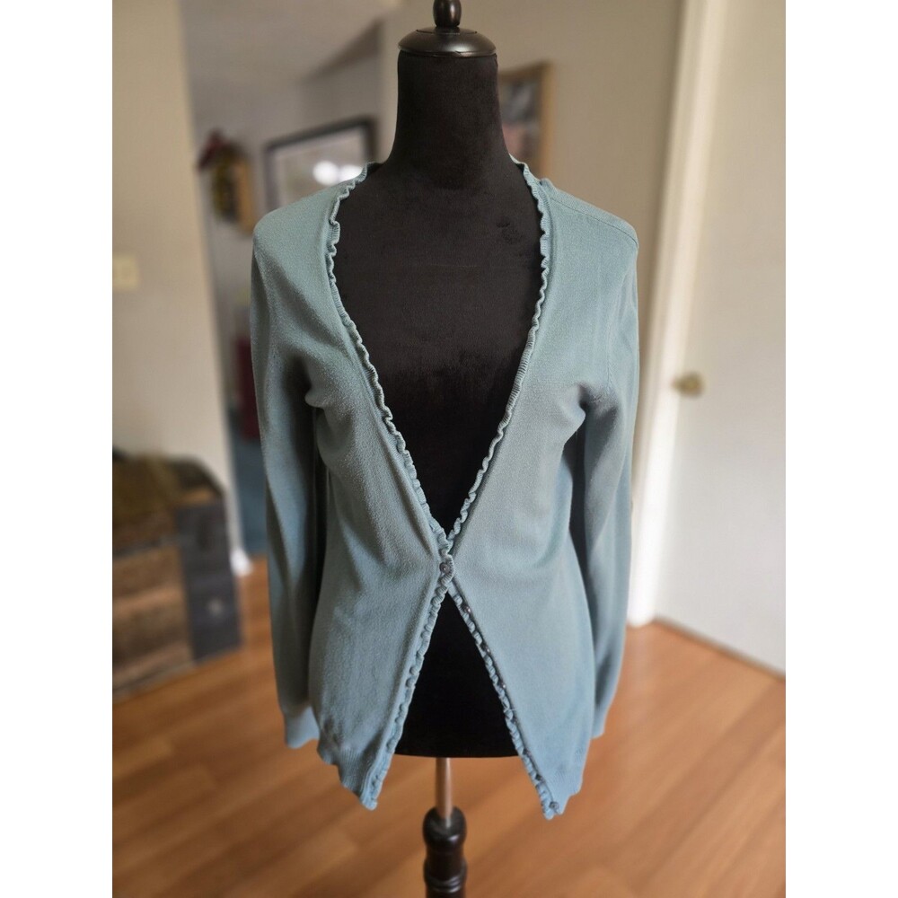 Maurices Teal Cardigan Size L